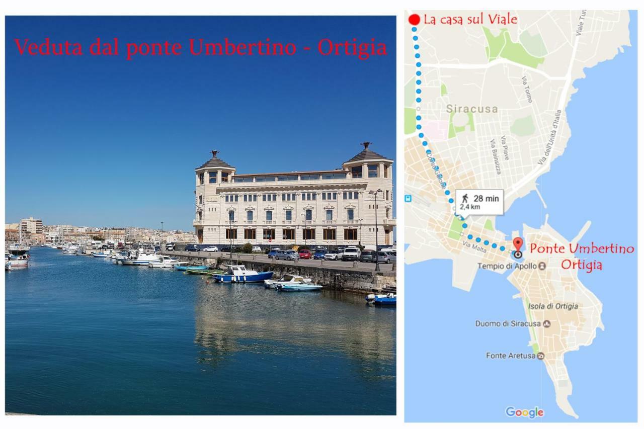 La Casa Sul Viale Lägenhet Syrakusa Exteriör bild